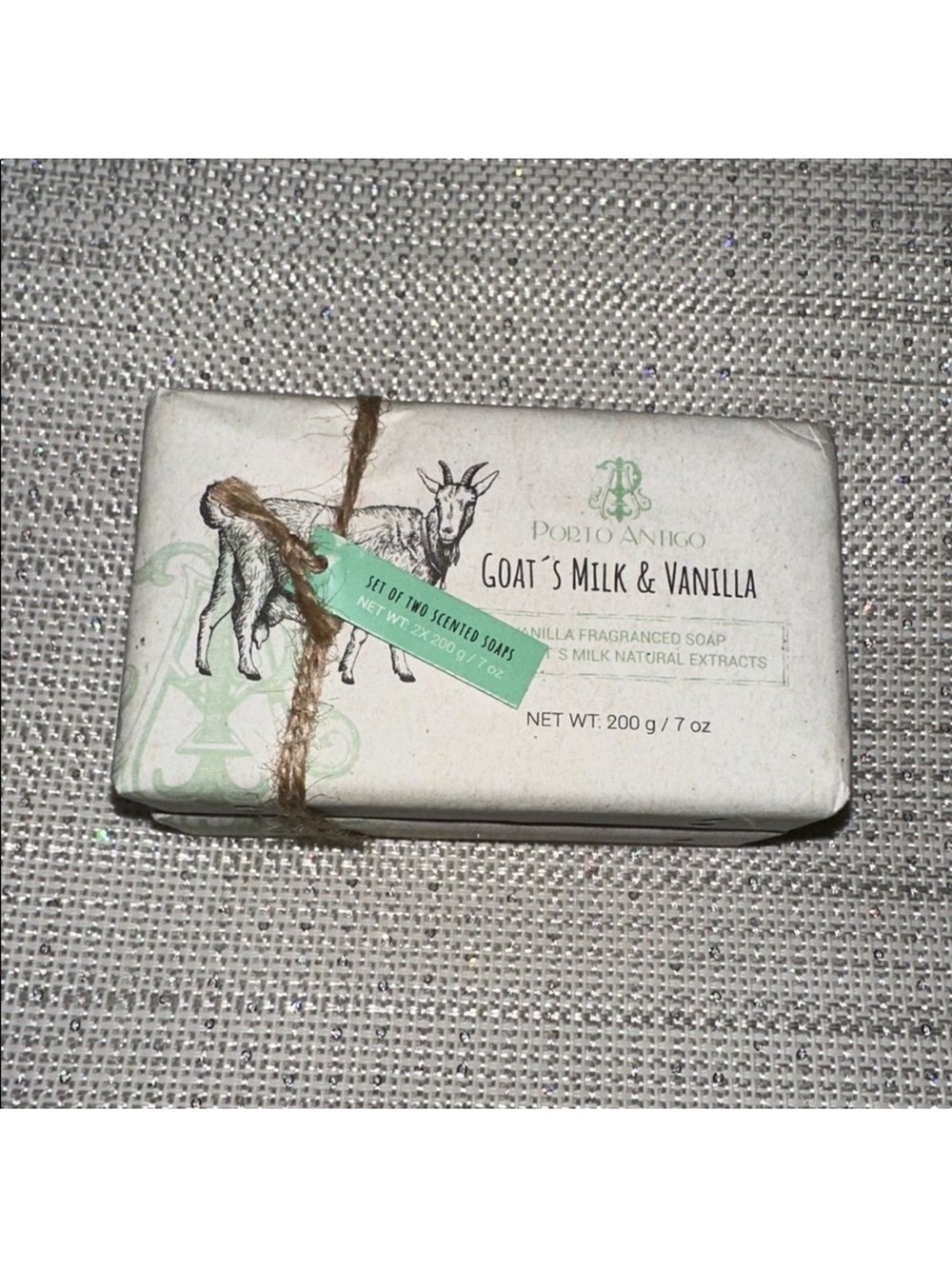 Castelbel Goat’s Milk Natural Extract Vanilla Fragranced Soap Gift Pack 2 Bars